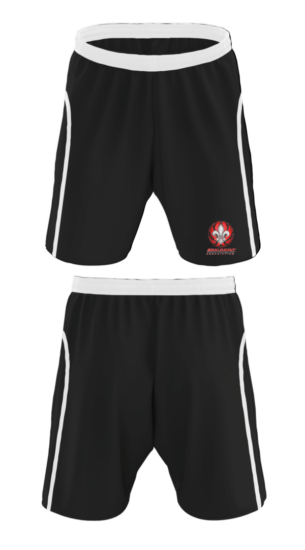 Athletic Shorts With Pockets, Beaumont Youth Basketball Association, Men's Basketball, Teamtime, Team time, sublimation, custom sports apparel, team uniforms, spirit wear, spiritwear, sports uniforms, custom shirts, team store, custom team store, fundraiser sports, apparel fundraiser