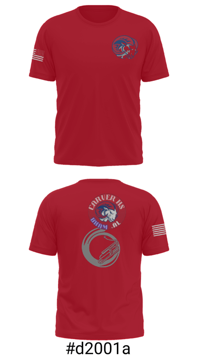 Carver rams 76040751 Short Sleeve Performance Shirt - 19