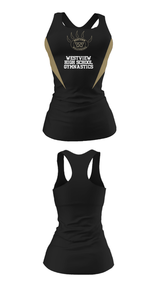 Tank Top, Westview High School Gymnastics, Spirit Store, Teamtime, Team time, sublimation, custom sports apparel, team uniforms, spirit wear, spiritwear, sports uniforms, custom shirts, team store, custom team store, fundraiser sports, apparel fundraiser