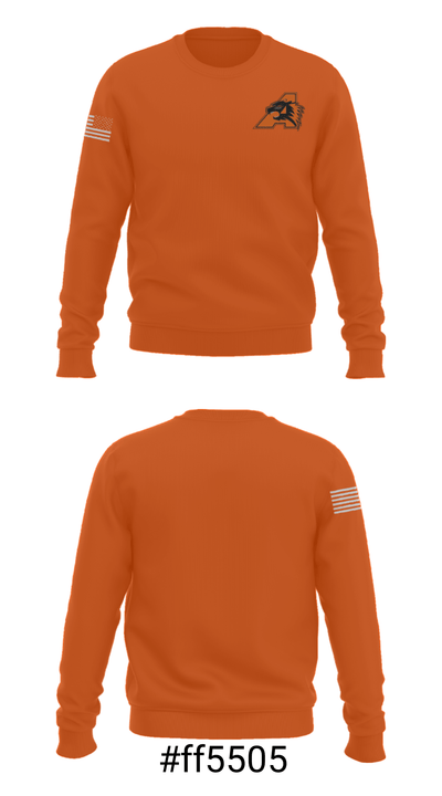 Aledo Youth Football And Cheer Association 76349470 Crew Neck Sweatshirt - 16