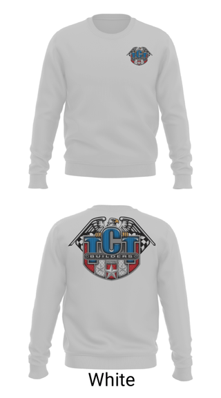 Crew Neck Sweatshirt, TCT Builders Inc., , Teamtime, Team time, sublimation, custom sports apparel, team uniforms, spirit wear, spiritwear, sports uniforms, custom shirts, team store, custom team store, fundraiser sports, apparel fundraiser