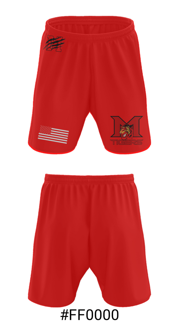 Athletic Shorts With Pockets, Mansfield High School Basketball, Men's Basketball, Teamtime, Team time, sublimation, custom sports apparel, team uniforms, spirit wear, spiritwear, sports uniforms, custom shirts, team store, custom team store, fundraiser sports, apparel fundraiser