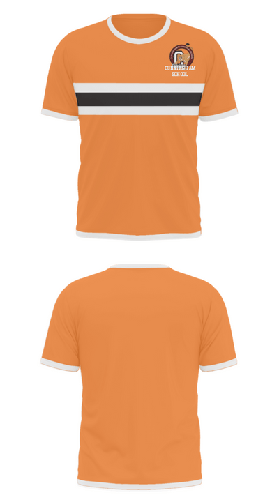 Cunningham School 39568608 Short Sleeve Performance Shirt - 22