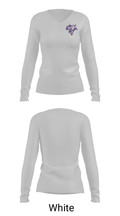Stockdale High School Basketball 68619851 Women's Long Sleeve V-neck Shirt - 6