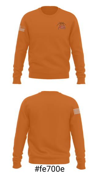 Crew Neck Sweatshirt, Glenwood, Men's Basketball, Teamtime, Team time, sublimation, custom sports apparel, team uniforms, spirit wear, spiritwear, sports uniforms, custom shirts, team store, custom team store, fundraiser sports, apparel fundraiser