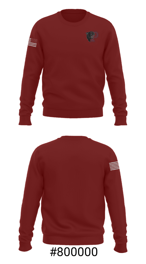Crew Neck Sweatshirt, Princeton High School Baketball, Men's Basketball, Teamtime, Team time, sublimation, custom sports apparel, team uniforms, spirit wear, spiritwear, sports uniforms, custom shirts, team store, custom team store, fundraiser sports, apparel fundraiser