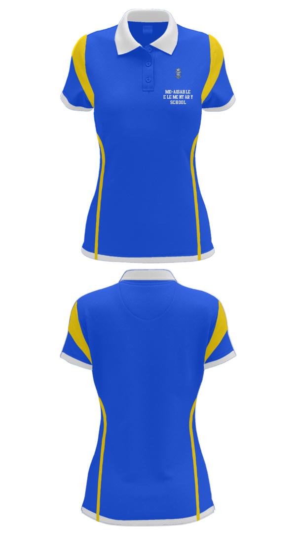Women's Short Sleeve Performance Polo, Mio-Ausable Elementary School, Spirit Store, Teamtime, Team time, sublimation, custom sports apparel, team uniforms, spirit wear, spiritwear, sports uniforms, custom shirts, team store, custom team store, fundraiser sports, apparel fundraiser