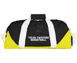 Duffle Bag, Tulsa Twisters Basketball, Men's Basketball, Teamtime, Team time, sublimation, custom sports apparel, team uniforms, spirit wear, spiritwear, sports uniforms, custom shirts, team store, custom team store, fundraiser sports, apparel fundraiser