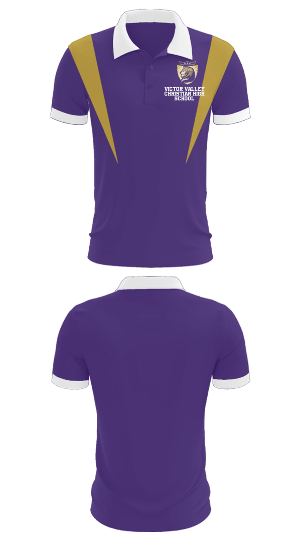 Short Sleeve Performance Polo, Victor Valley Christian High School, Spirit Store, Teamtime, Team time, sublimation, custom sports apparel, team uniforms, spirit wear, spiritwear, sports uniforms, custom shirts, team store, custom team store, fundraiser sports, apparel fundraiser
