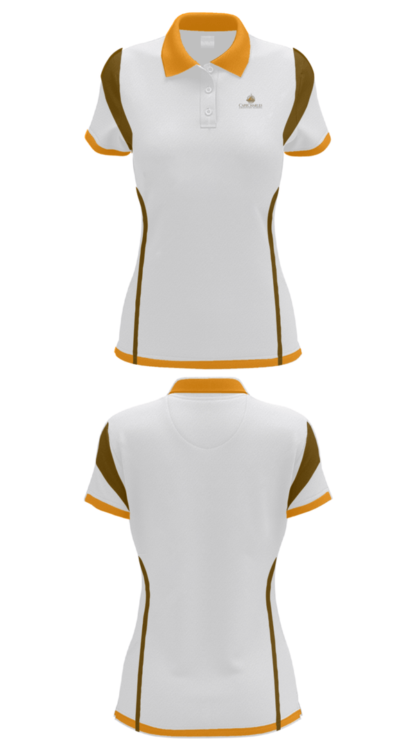 Women's Short Sleeve Performance Polo, Cape Charles Christian School, Spirit Store, Teamtime, Team time, sublimation, custom sports apparel, team uniforms, spirit wear, spiritwear, sports uniforms, custom shirts, team store, custom team store, fundraiser sports, apparel fundraiser