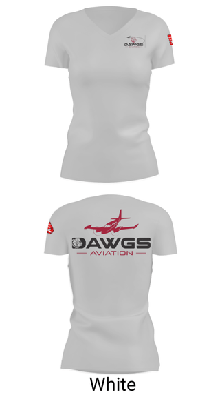Women's Short Sleeve Vneck Shirt, Dawgs Aviation, , Teamtime, Team time, sublimation, custom sports apparel, team uniforms, spirit wear, spiritwear, sports uniforms, custom shirts, team store, custom team store, fundraiser sports, apparel fundraiser