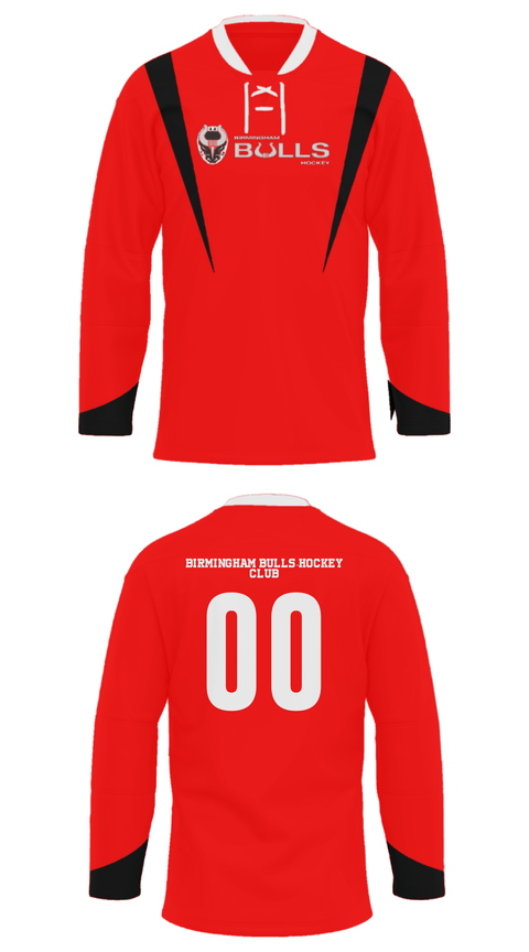 Hockey Jersey, Birmingham Bulls-Hockey Club, Ice Hockey, Teamtime, Team time, sublimation, custom sports apparel, team uniforms, spirit wear, spiritwear, sports uniforms, custom shirts, team store, custom team store, fundraiser sports, apparel fundraiser