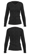 Black Bears 24301443 Women's Long Sleeve V-neck Shirt - 32