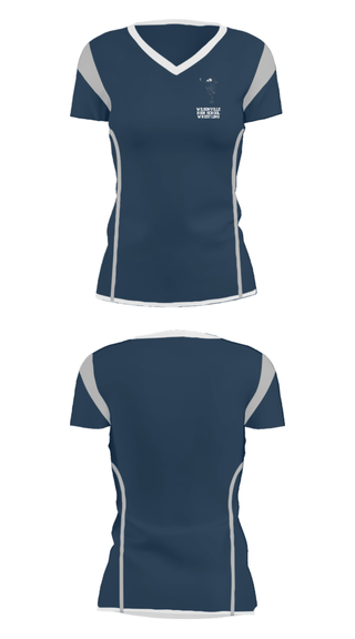 Women's Short Sleeve Vneck Shirt, Wilsonville High School Wrestling, Wrestling, Teamtime, Team time, sublimation, custom sports apparel, team uniforms, spirit wear, spiritwear, sports uniforms, custom shirts, team store, custom team store, fundraiser sports, apparel fundraiser