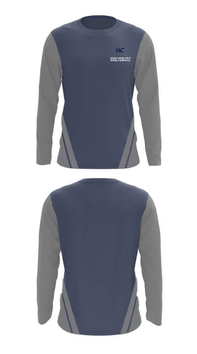 Willow Canyon High School Basketball 81698703 Long Sleeve Performance Shirt - 25