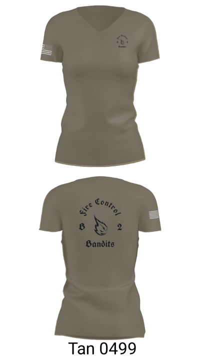 B-2 16837459 Women's Short Sleeve V-neck Shirt - 36