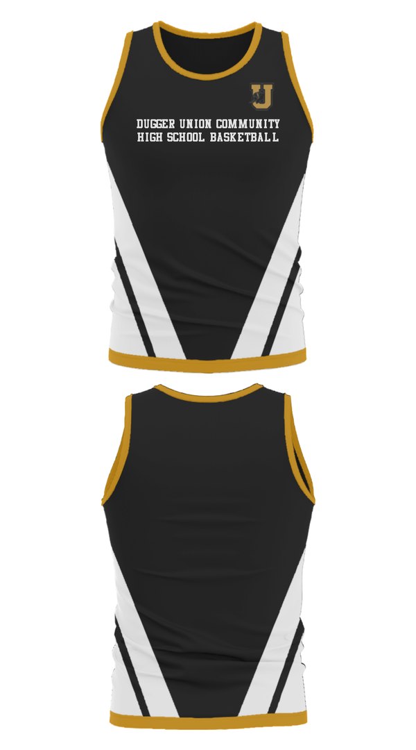 Tank Top, Dugger Union Community High School Basketball, Men's Basketball, Teamtime, Team time, sublimation, custom sports apparel, team uniforms, spirit wear, spiritwear, sports uniforms, custom shirts, team store, custom team store, fundraiser sports, apparel fundraiser