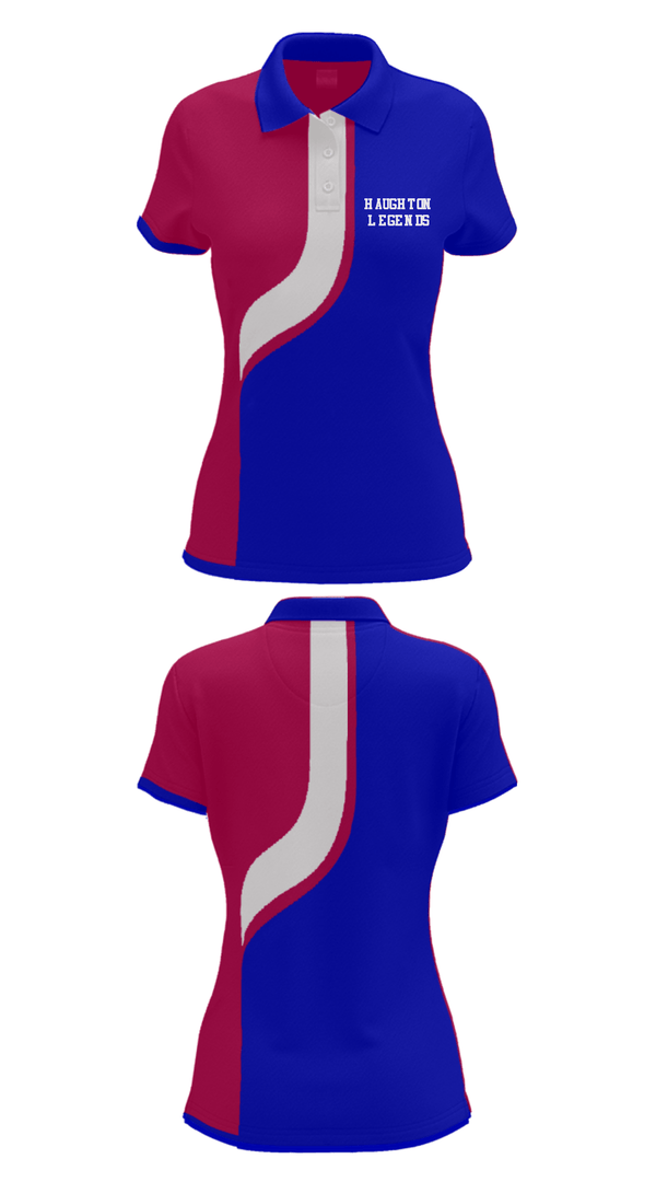 Women's Short Sleeve Performance Polo, Haughton Legends, Softball, Teamtime, Team time, sublimation, custom sports apparel, team uniforms, spirit wear, spiritwear, sports uniforms, custom shirts, team store, custom team store, fundraiser sports, apparel fundraiser