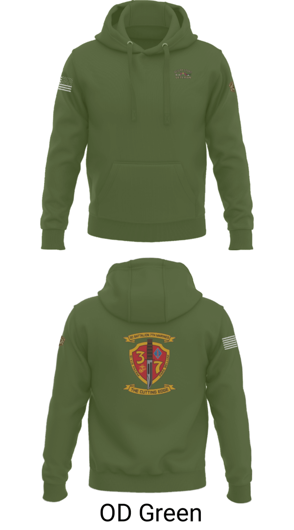 Hoodie, 3rd. Battalion 7th. Marines, Marines, Teamtime, Team time, sublimation, custom sports apparel, team uniforms, spirit wear, spiritwear, sports uniforms, custom shirts, team store, custom team store, fundraiser sports, apparel fundraiser