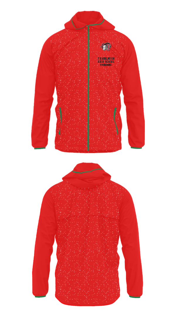 Windbreaker, Franklinton High School Swimming, Swimming, Teamtime, Team time, sublimation, custom sports apparel, team uniforms, spirit wear, spiritwear, sports uniforms, custom shirts, team store, custom team store, fundraiser sports, apparel fundraiser