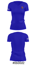 Decorah Senior High School Bowling 71522744 Women's Short Sleeve V-neck Shirt - 21