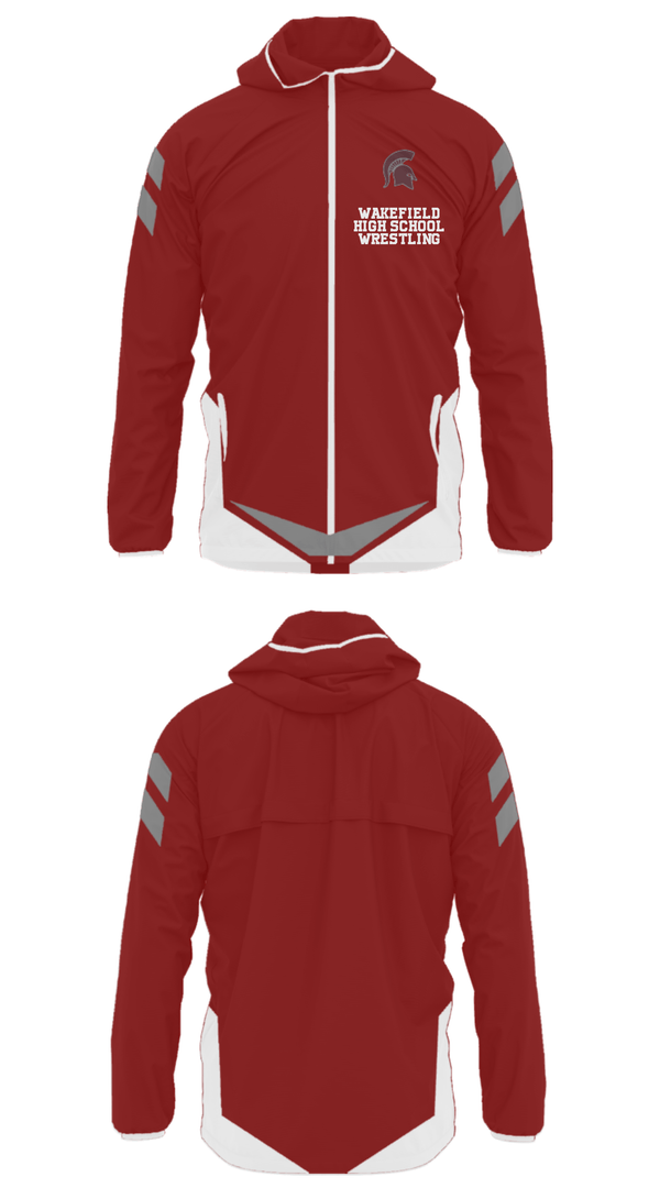 Windbreaker, Wakefield High School Wrestling, Wrestling, Teamtime, Team time, sublimation, custom sports apparel, team uniforms, spirit wear, spiritwear, sports uniforms, custom shirts, team store, custom team store, fundraiser sports, apparel fundraiser