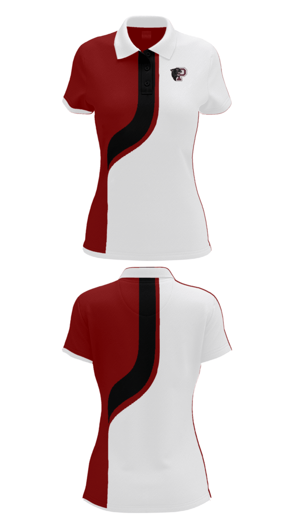 Women's Short Sleeve Performance Polo, Princeton High School Baketball, Men's Basketball, Teamtime, Team time, sublimation, custom sports apparel, team uniforms, spirit wear, spiritwear, sports uniforms, custom shirts, team store, custom team store, fundraiser sports, apparel fundraiser