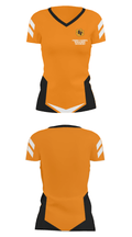 Fuquay-Varina High School Swimming 74972517 Women's Short Sleeve V-neck Shirt - 24