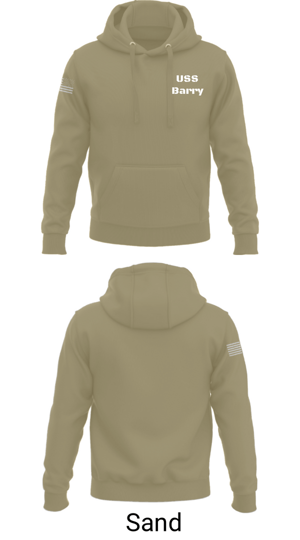 Hoodie, USS Barry, Navy, Teamtime, Team time, sublimation, custom sports apparel, team uniforms, spirit wear, spiritwear, sports uniforms, custom shirts, team store, custom team store, fundraiser sports, apparel fundraiser