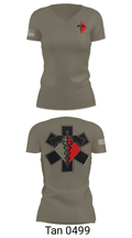 307th Medics 69478986 Women's Short Sleeve V-neck Shirt - 36