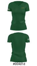 Dover High School Gymnastics 3343662 Women's Short Sleeve V-neck Shirt - 21