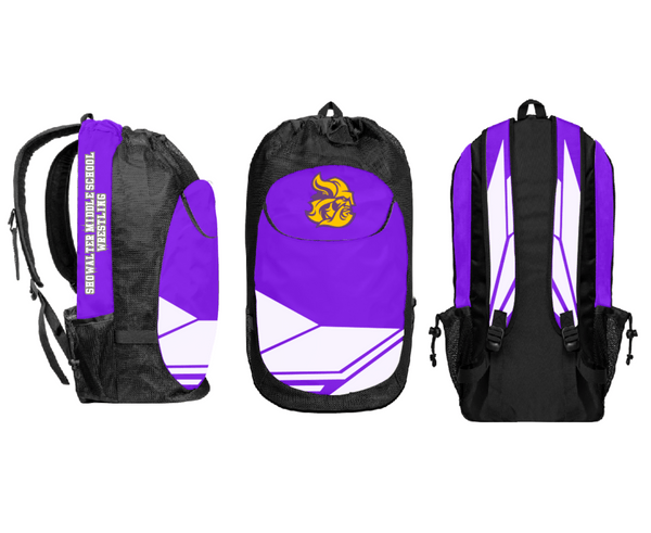 Gear Bag, Showalter Middle School Wrestling, Wrestling, Teamtime, Team time, sublimation, custom sports apparel, team uniforms, spirit wear, spiritwear, sports uniforms, custom shirts, team store, custom team store, fundraiser sports, apparel fundraiser