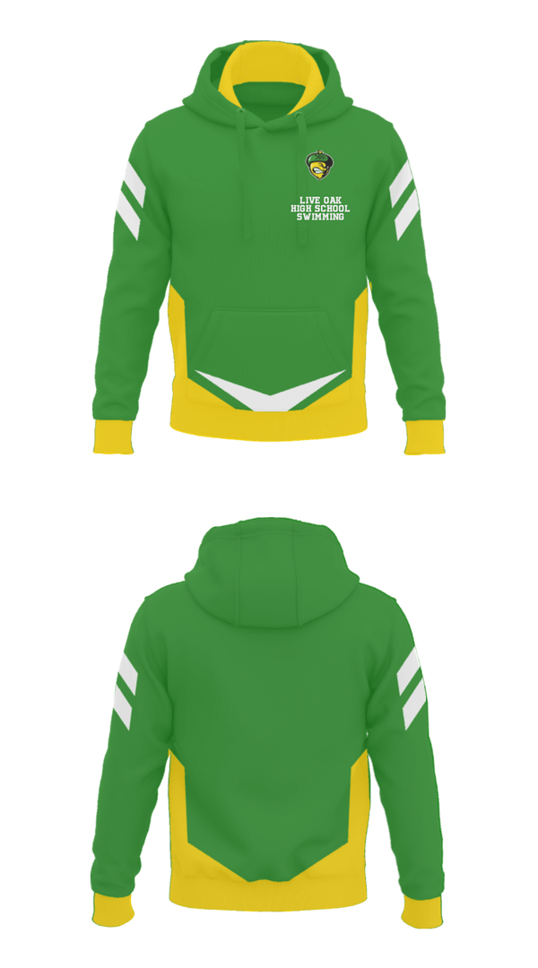 Hoodie, Live Oak High School Swimming, Swimming, Teamtime, Team time, sublimation, custom sports apparel, team uniforms, spirit wear, spiritwear, sports uniforms, custom shirts, team store, custom team store, fundraiser sports, apparel fundraiser