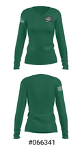 Emerald Ridge High School Swimming 56145135 Women's Long Sleeve V-neck Shirt - 20