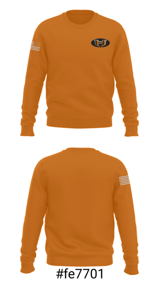 Crew Neck Sweatshirt, Hillsboro High School Basketball, Men's Basketball, Teamtime, Team time, sublimation, custom sports apparel, team uniforms, spirit wear, spiritwear, sports uniforms, custom shirts, team store, custom team store, fundraiser sports, apparel fundraiser