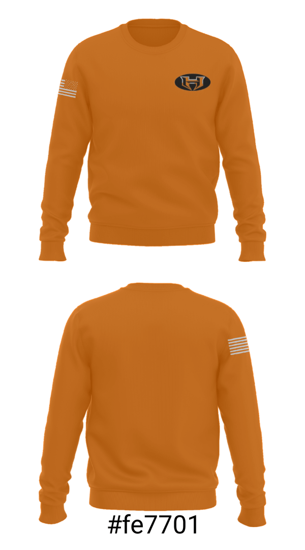 Crew Neck Sweatshirt, Hillsboro High School Basketball, Men's Basketball, Teamtime, Team time, sublimation, custom sports apparel, team uniforms, spirit wear, spiritwear, sports uniforms, custom shirts, team store, custom team store, fundraiser sports, apparel fundraiser