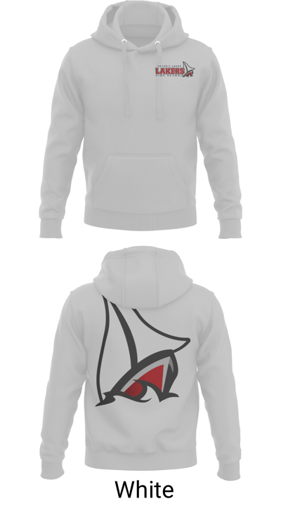 Detroit Lakes High School Swimming 15957792 Hoodie - 3