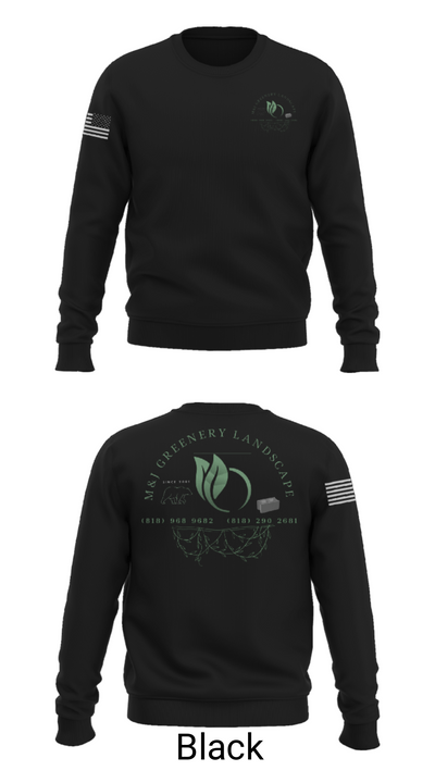 M&J GREENERY LANDSCAPE 54275960 Crew Neck Sweatshirt - 9