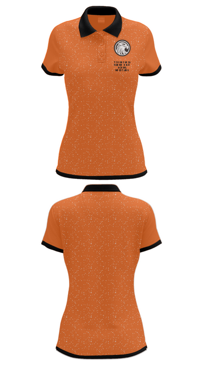Tyrone Area Senior High School Wrestling 12321453 Women's Short Sleeve Performance Polo  - 33