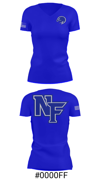 North Forney High School Basketball 14770415 Women's Short Sleeve V-neck Shirt - 21