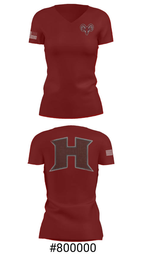 Women's Short Sleeve Vneck Shirt, Houston High School Basketball, Women's Basketball, Teamtime, Team time, sublimation, custom sports apparel, team uniforms, spirit wear, spiritwear, sports uniforms, custom shirts, team store, custom team store, fundraiser sports, apparel fundraiser