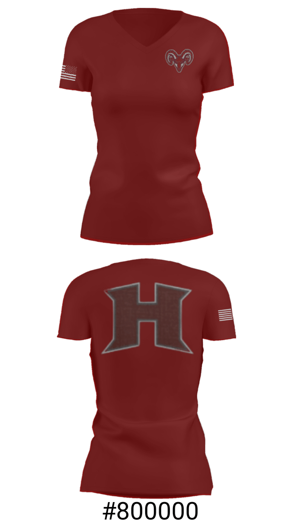 Women's Short Sleeve Vneck Shirt, Houston High School Basketball, Women's Basketball, Teamtime, Team time, sublimation, custom sports apparel, team uniforms, spirit wear, spiritwear, sports uniforms, custom shirts, team store, custom team store, fundraiser sports, apparel fundraiser