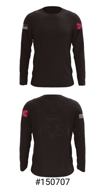 GOD'S GANGSTER'S 76621541 Long Sleeve Performance Shirt - 3