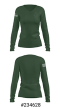 Dartmouth High School 73517919 Women's Long Sleeve V-neck Shirt - 20