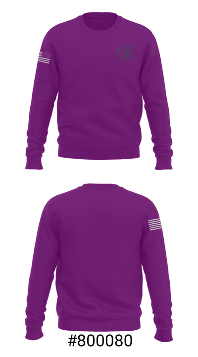 Bloomington High School Gymnastics 88541077 Crew Neck Sweatshirt - 16