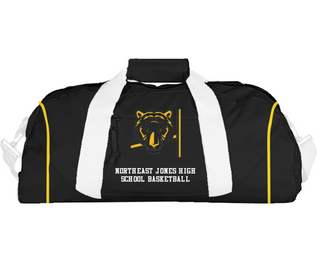 Duffle Bag, Northeast Jones High School Basketball, Women's Basketball, Teamtime, Team time, sublimation, custom sports apparel, team uniforms, spirit wear, spiritwear, sports uniforms, custom shirts, team store, custom team store, fundraiser sports, apparel fundraiser
