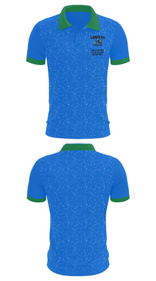 Short Sleeve Performance Polo, L'Anse Creuse High School Wrestling, Wrestling, Teamtime, Team time, sublimation, custom sports apparel, team uniforms, spirit wear, spiritwear, sports uniforms, custom shirts, team store, custom team store, fundraiser sports, apparel fundraiser