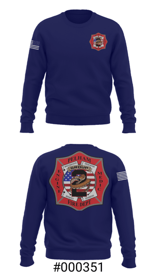 Crew Neck Sweatshirt, Group 2, Fire Department, Teamtime, Team time, sublimation, custom sports apparel, team uniforms, spirit wear, spiritwear, sports uniforms, custom shirts, team store, custom team store, fundraiser sports, apparel fundraiser