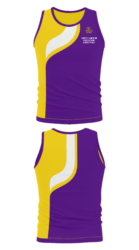 Tank Top, South Plantation High School Basketball, Women's Basketball, Teamtime, Team time, sublimation, custom sports apparel, team uniforms, spirit wear, spiritwear, sports uniforms, custom shirts, team store, custom team store, fundraiser sports, apparel fundraiser