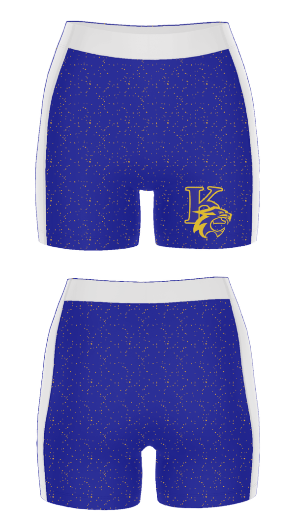 Women's Compression Shorts, Kemper County High School, Spirit Store, Teamtime, Team time, sublimation, custom sports apparel, team uniforms, spirit wear, spiritwear, sports uniforms, custom shirts, team store, custom team store, fundraiser sports, apparel fundraiser